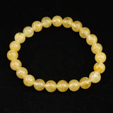 H&E社 ヒマラヤゴールド アゼツライト（AZOZEO)　8mm玉ブレスレット 証明書付 17.4g (ID:94072)