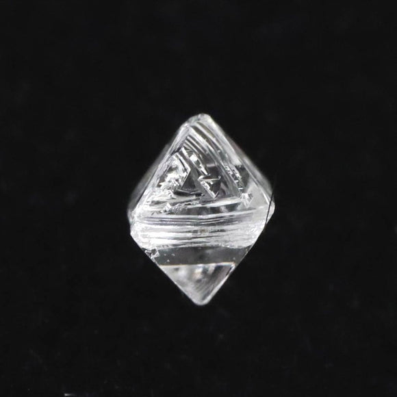 天然 ダイヤモンド ソーヤブル結晶 八面体 成長丘  0.071ct (ID:94090)