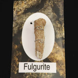 H&E社　サハラ砂漠産　フルグライト　ペンダントトップ　3.9g (ID:94109)