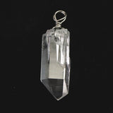 ブラジル トマスゴンサガ産水晶 30mm原石ペンダントトップ 5.4g (ID:94135)