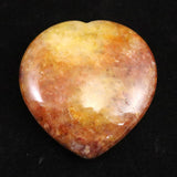 H&E社 ヒマラヤレッドゴールドアゼツライト(AZOZEO)  60mmハート 証明書付  93.4g (ID:94258)