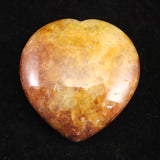 H&E社 ヒマラヤレッドゴールドアゼツライト(AZOZEO)  60mmハート 証明書付  93.4g (ID:94258)