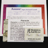 H&E社 フェナカイト(AZOZEO)  4.0mmラウンドカット ピアス 証明書付 (ID:94279)