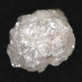 天然 ダイヤモンド ホワイト グレー　5.1mm原石  0.71ct (ID:94282)