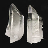 ブラジル トマスゴンサガ産 水晶　原石 2本セット 128g (ID:94407)
