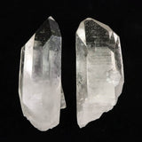 ブラジル トマスゴンサガ産 水晶　原石 2本セット 128g (ID:94407)