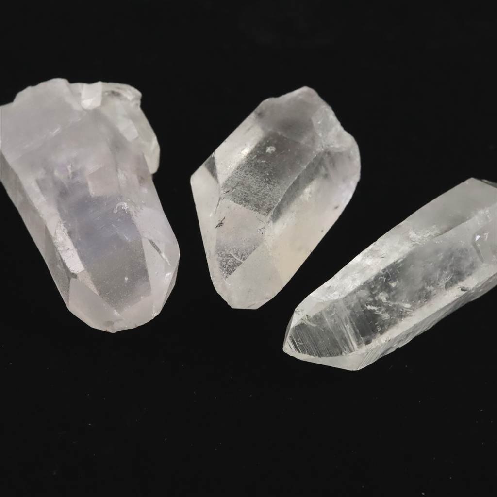 サインジ渓谷産 ヒマラヤ水晶 3個セット57.60g (ID:94456) | 榎本通商