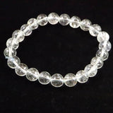 天然非加熱 ゴシェナイト ヒマラヤンベリル　8mm玉ブレスレット 18.4g (ID:94490)