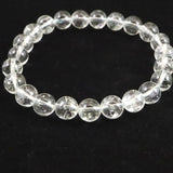 天然非加熱 ゴシェナイト ヒマラヤンベリル　8mm玉ブレスレット 18.4g (ID:94490)