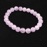 キャッツアイ クンツァイト AA+  8mm玉ブレスレット 20.3g (ID:94652)