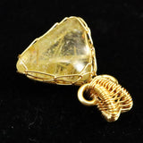 ゴールドルチルクォーツ  ワイヤー ペンダントトップ 2.7g (ID:94703)