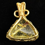 ゴールドルチルクォーツ  ワイヤー ペンダントトップ 2.7g (ID:94703)