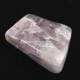 H&E社 サウラライトアゼツライト  (AZOZEO) アメジスト共生 タンブル 証明書付 11.0g (ID:94745)