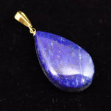 ラピスラズリ 26mmペアシェイプ ペンダントトップ 6.1g (ID:94786)