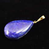 ラピスラズリ 26mmペアシェイプ ペンダントトップ 6.1g (ID:94786)