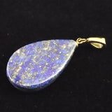 ラピスラズリ 26mmペアシェイプ ペンダントトップ 6.1g (ID:94786)