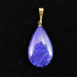 ラピスラズリ 26mmペアシェイプ ペンダントトップ 6.1g (ID:94786)