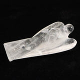 ヒマラヤ水晶 マニカラン産  76mm エンジェル 天使 置物 63.2ｇ (ID:95162)