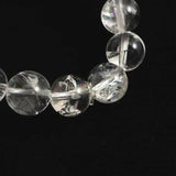 ヒマラヤ水晶 アイリスクォーツ 10ミリ玉ブレスレット　29.4g (ID:95183)