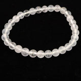 H&E社 サチャマニクォーツ　6mmブレスレット 証明書付 9.7g (ID:95402)