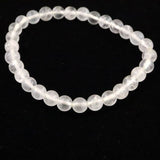 H&E社 サチャマニクォーツ　6mmブレスレット 証明書付 9.7g (ID:95402)