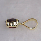 ロードライトガーネット 5mmラウンド ペンダントトップ チャーム K18YG  0.63ct (ID:95482)