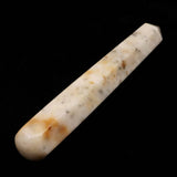 H&E社 ハニー&クリームアゼツライト (AZOZEO)  100mmワンド 証明書付 39.8g (ID:95494)