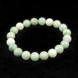 崑崙翡翠（こんろんひすい）　10mm玉 ブレスレット 33.2g (ID:95543)