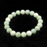 崑崙翡翠（こんろんひすい）　10mm玉 ブレスレット 33.2g (ID:95543)