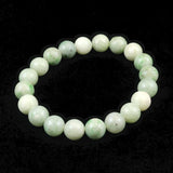 崑崙翡翠（こんろんひすい）　10mm玉 ブレスレット 33.2g (ID:95543)