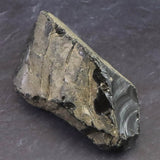隠岐の島 黒曜石 原石  ディレクトリーカード付 135.7g (ID:95800)