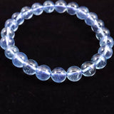 ブラジル産 サンタマリア アクアマリン 8mm玉ブレスレット 17.3g (ID:96581)