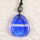 H&E社 シベリアンブルークォーツ　タンブル コード ペンダント 7.3g (ID:96685)