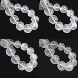 北海道 富良野産 水晶 12mm玉 ブレスレット 42.3g *希少* (ID:96903)