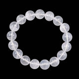 北海道 富良野産 水晶 12mm玉 ブレスレット 42.3g *希少* (ID:96903)