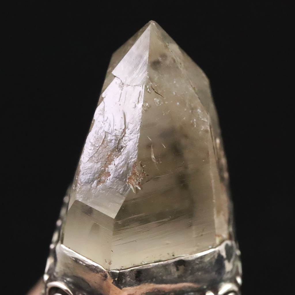 ガネーシュヒマール産ヒマラヤ水晶ポイントペンダントトップ ガネーシュヒマール産水晶 ポイント原石 ペンダントトップ 17.8g (ID