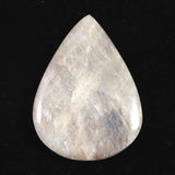 ロシア産 ベロモナイト ムーンストーン 47mmペアシェイプカボション 16.6g (ID:96976)