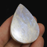 ロシア産 ベロモナイト ムーンストーン 47mmペアシェイプカボション 16.6g (ID:96976)