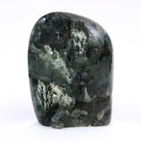 ヒマラヤ マニハール産 ガーデンクォーツ 庭園水晶 83mmハーフポリッシュ 297g (ID:97058)