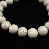 姫川薬石 トルマリン入り 10mm玉ブレスレット　証明書付　27.5ｇ (ID:97175)