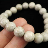 姫川薬石 トルマリン入り 10mm玉ブレスレット　証明書付　27.5ｇ (ID:97175)