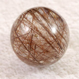 レッドブロンズルチルクォーツ　24mmスフィア 20.0g  (ID:97223)