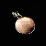 ギベオン ピンクゴールドカラー 11mmボール型　ペンダントトップ 2.2g (ID:97253)