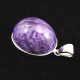 チャロアイト AAA+   21mmティアドロップ　ペンダントトップ 7.8g (ID:97332)