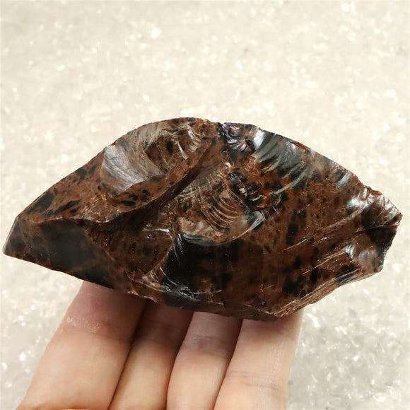 置物　北海道産　石 Amazon | 北海道 士幌町産 十勝石 黒曜石 原石 96g 【榎本通商