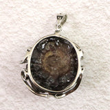 プロフェシーストーン 予言の石  26mm原石 ペンダントトップ 21.0g (ID:97361)