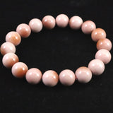 アラシャンアゲート ゴビアゲート　11.5mm玉ブレスレット 37.6g (ID:97485)