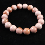 アラシャンアゲート ゴビアゲート　11.5mm玉ブレスレット 37.6g (ID:97485)