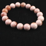 アラシャンアゲート ゴビアゲート　11.5mm玉ブレスレット 37.6g (ID:97485)