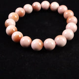 アラシャンアゲート ゴビアゲート　11.5mm玉ブレスレット 37.6g (ID:97485)